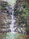 Ioan Popei Waterfall painting